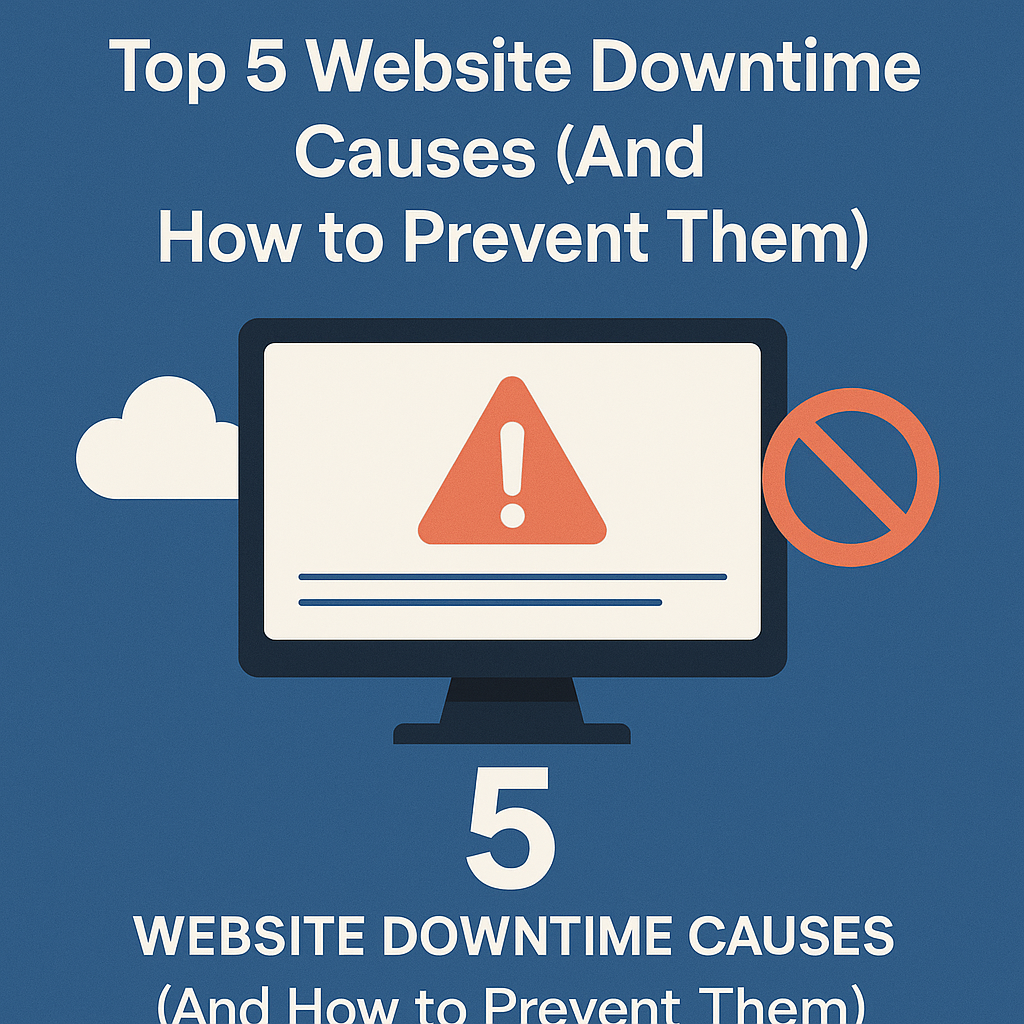 Website downtime prevention illustration